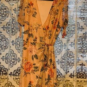 Betsey Johnson wrap dress.